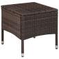 Preview:  3-tlg. Bistro-Set Poly Rattan Braun