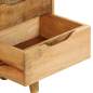 Preview:  Nachttisch Mangoholz Massiv 40 x 30 x 59,5 cm 