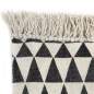 Preview:  Kelim-Teppich Baumwolle 120x180 cm mit Muster Schwarz/Weiß