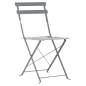 Preview:  3-tlg. Bistro-Set Stahl Grau