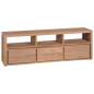 Preview:  TV-Schrank Massivholz Teak Natur 120×30×40 cm