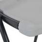 Preview:  Klappbare Barstühle 2 Stk. HDPE und Stahl Weiß