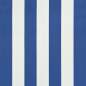Preview:  Einziehbare Markise 150 x 150 cm Blau und Weiß