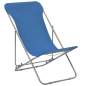 Preview:  Klappbare Strandstühle 2 Stk. Stahl und Oxford-Gewebe Blau 