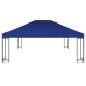 Preview:  2-Stufiges Pavillondach 310 g / m² 4x3 m Blau 