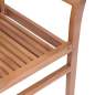 Preview:  Esstischstühle 4 Stk. Stapelbar Teak Massivholz