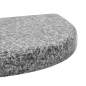 Preview:  Sonnenschirmständer Granit 10 kg Gebogen Grau 