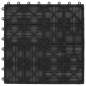 Preview:  Terrassenfliesen 11 Stück WPC 30 x 30 cm 1 qm Grau