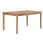 Preview:  Gartentisch 150x90x77 cm Massivholz Teak