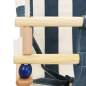 Preview:  Babyschaukel mit Sicherheitsgurt Baumwolle Holz Blau