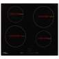 Preview:  Induktionskochfeld mit 4 Platten Touch Control Glas 7000 W
