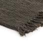 Preview:  Überwurf Baumwolle 125x150 cm Anthrazit/Braun