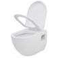 Preview:  Hänge-Toilette mit Einbau-Spülkasten Keramik Weiß