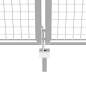 Preview:  Gartentor Verzinkter Stahl 415 x 150 cm Silbern