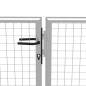 Preview:  Gartentor Verzinkter Stahl 415 x 225 cm Silbern