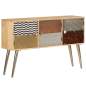 Preview:  Sideboard 120 x 30 x 75 cm Massivholz Mango