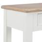 Preview:  Konsolentisch Weiß 110 x 35 x 80 cm Holz