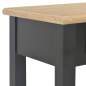 Preview:  Konsolentisch Schwarz 110 x 35 x 80 cm Holz