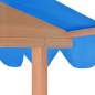 Preview:  Kinderspielhaus mit Sandkasten Holz Blau UV50 