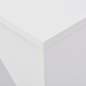 Preview:  Bartisch mit Beweglichem Regal Weiß 138 x 40 x 120 cm