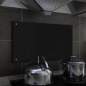 Preview:  Küchenrückwand Schwarz 70x40 cm Hartglas
