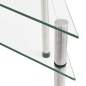 Preview:  Küchenregal Transparent 49,5x35x19 cm Hartglas
