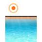 Preview: Treibende Pool Solarfolie rechtecking 6 x 4 m Pools, Schwarz