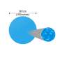 Preview:  Treibende Runde PE Pool-Solarplane 381 cm Blau