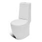 Preview:  Keramik-Toilette Abgang Horizontal Weiß