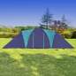 Preview:  Campingzelt Stoff 9 Personen Dunkelblau und Blau