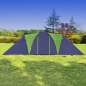 Preview:  Campingzelt 9 Personen Stoff Blau/Grün