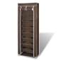 Preview: Schuhschrank Schuhregal 8 Schicht 57 x29 x162 cm Braun