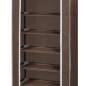 Preview: Schuhschrank Schuhregal 8 Schicht 57 x29 x162 cm Braun