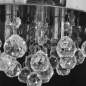 Preview: Kronleuchter Deckenleuchte Kristall Design Lüster Chrom
