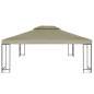 Preview:  Pavillon Abdeckung Ersatzdach 310 g/m² Beige 3×4 m