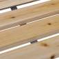Preview:  Gartenbank 112 cm Holz und Eisen