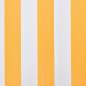 Preview:  Markisenbespannung Canvas Gelb & Weiß 4x3 m (ohne Rahmen)