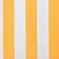Preview:  Markisenbespannung Canvas Gelb & Weiß 6x3 m (ohne Rahmen)