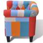 Preview:  Sessel mit Patchwork-Design Stoff 