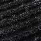 Preview: Schwarze PVC Türmatte 90 x 120 cm