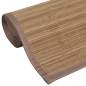 Preview: Teppich Bambus Braun Rechteckig 120x180 cm