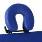 Preview:  Massageliege Klappbar 2-Zonen mit Holzgestell Blau