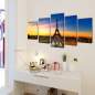Preview: Bilder Dekoration Set Eiffelturm 200 x 100 cm
