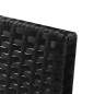 Preview:  3-tlg. Garten-Lounge-Set mit Kissen Poly-Rattan Schwarz