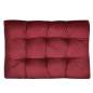 Preview:  Palettenkissen Weinrot 120x80x12 cm Stoff