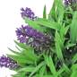 Preview: 2x Buchsbaum Kugel Buchskugel Kunstpflanze mit Lavendel 28 cm