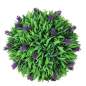 Preview: 2x Buchsbaum Kugel Buchskugel Kunstpflanze mit Lavendel 36 cm