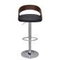 Preview:  Barhocker 2 Stk. mit Bugholz-Gestell höhenverstellbar 