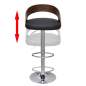 Preview:  Barhocker 2 Stk. mit Bugholz-Gestell höhenverstellbar 