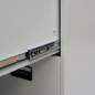 Preview:  Registerschrank mit 3 Schubladen Grau 102,5 cm Stahl